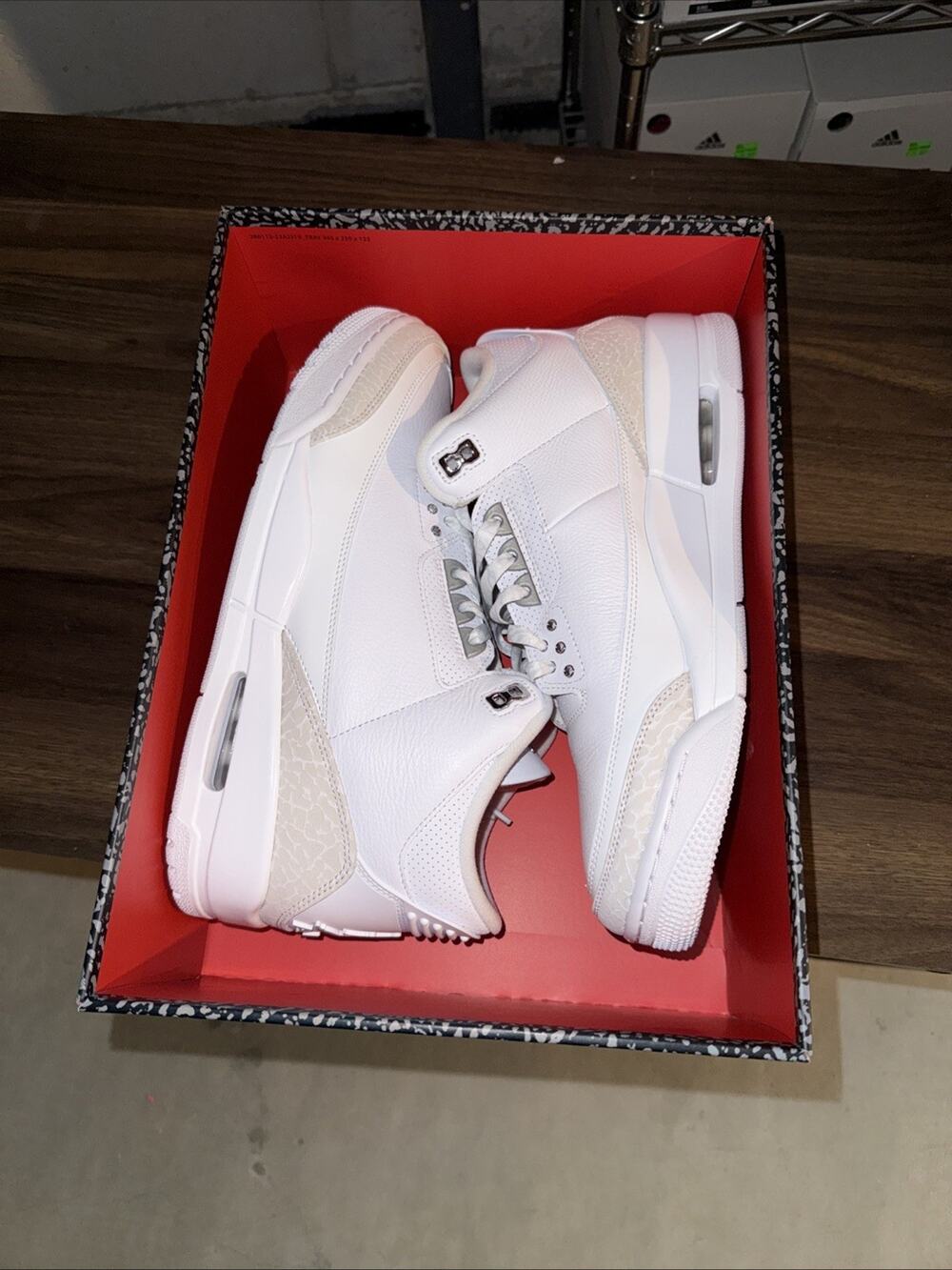 [CT8532-111] MENS AIR JORDAN RETRO 3 'PURE MONEY (2025)' Size 12 No Lid
